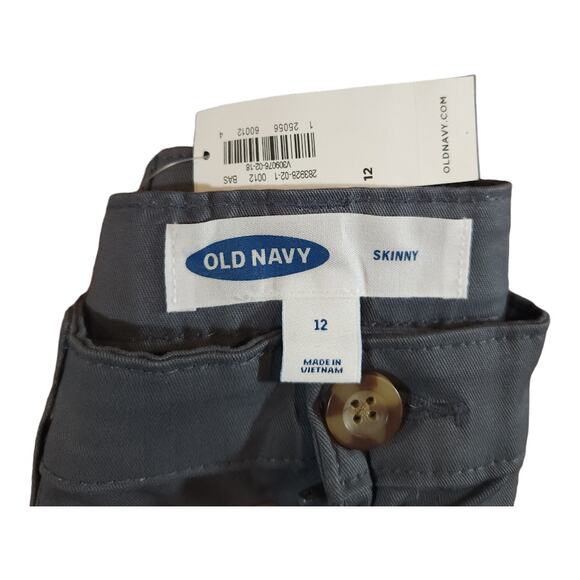 Old Navy Skinny School Uniform Chino Pant in Knight Time Girls' 12 NWT - Picture 5 of 5